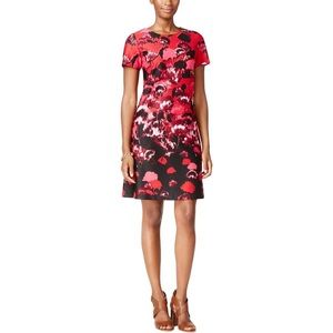 NWT Tommy Hilfiger red flower dress